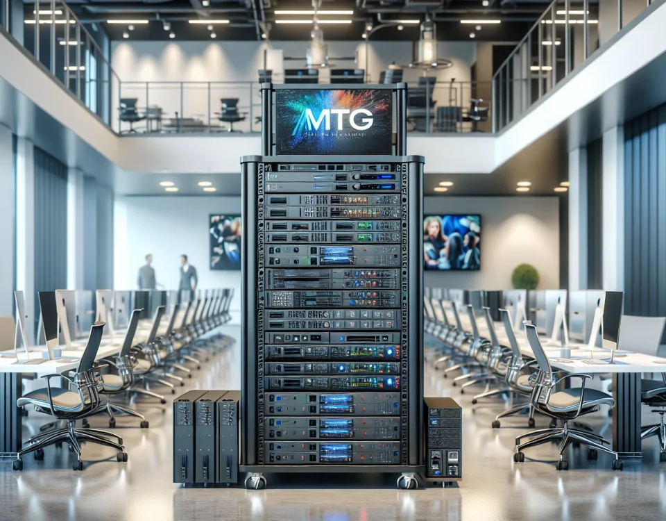 AV rack setup by Multimedia Technology Group