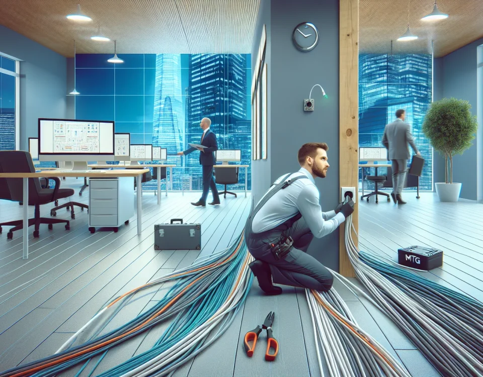 hidden cabling installation by Multimedia Technology Group