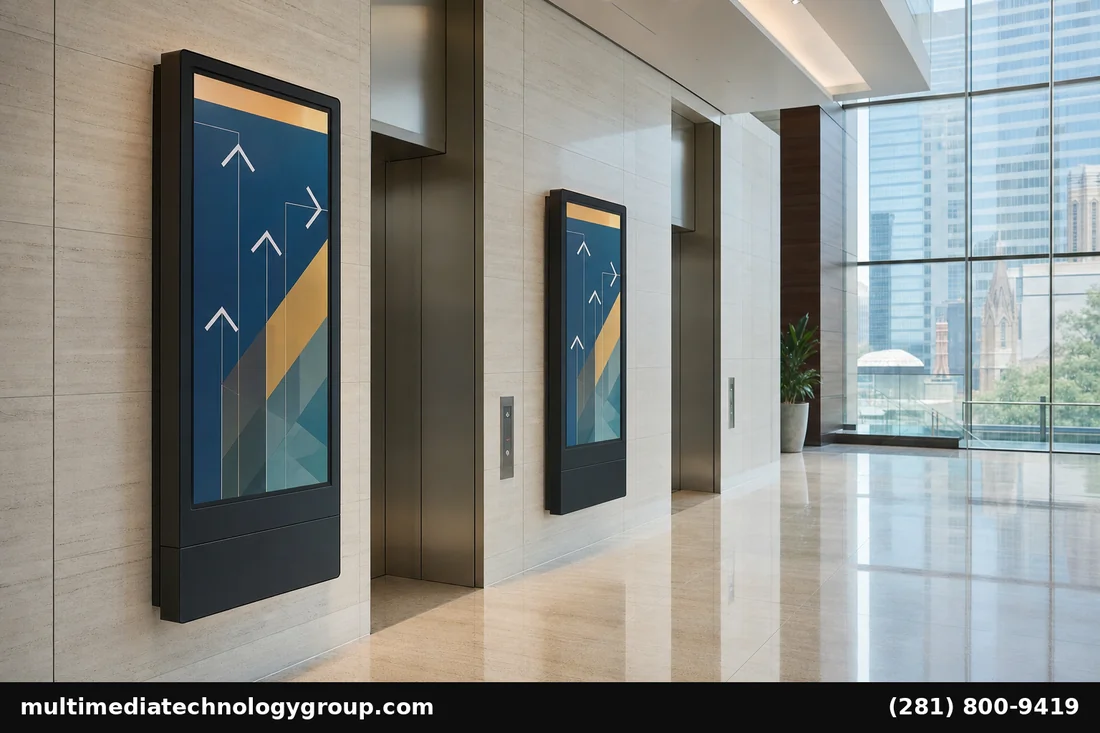 Digital Signage Houston Businesses ROI and Best Practices 4 Houston corporate digital wayfinding kiosk